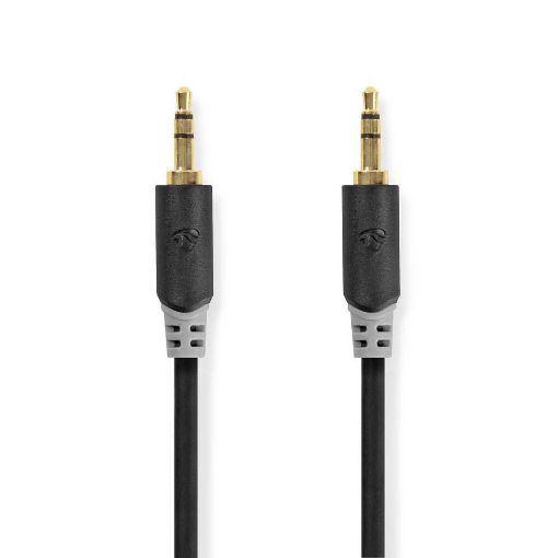 Εικόνα της Καλώδιο Nedis Audio 3.5mm M/M 3m (Gold Plated) Black CABW22000AT30