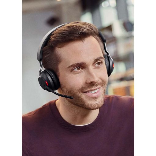 Εικόνα της Jabra Evolve2 65 MS Stereo Link380c with Desk Stand Black 26599-999-889