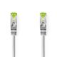 Εικόνα της Καλώδιο Δικτύου Nedis FTP CAT.7 3m Grey (Polybag) CCGP85420GY30