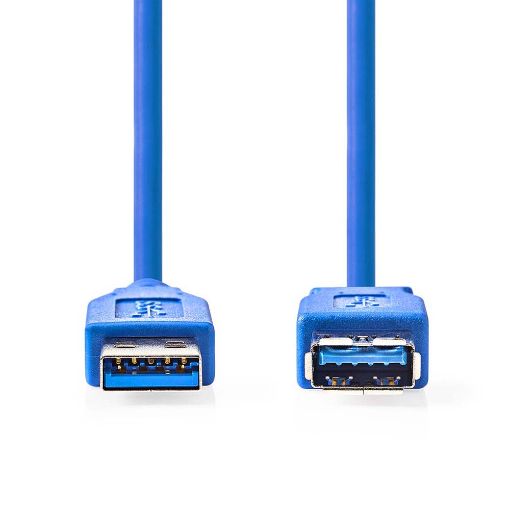 Εικόνα της Καλώδιο Προέκτασης USB 3.0 Nedis 2m Blue (Polybag) CCGP61010BU20