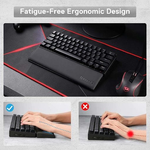 Εικόνα της Keyboard Wrist Rest Redragon P035 Meteor S Compact 60% Black