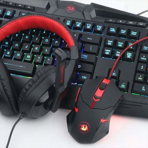 Εικόνα της Gaming Bundle Redragon S101 PC Combo 4in1 Black/Red