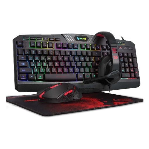 Εικόνα της Gaming Bundle Redragon S101 PC Combo 4in1 Black/Red