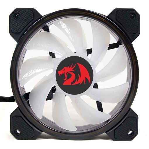 Εικόνα της Case Fan Redragon GC F009 RGB 120mm (3-Pack) Black