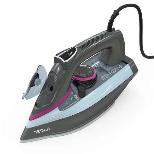 Εικόνα της Σίδερο Ατμού Tesla IR400GP 3100W Gray/Purple