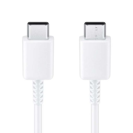 Εικόνα της Καλώδιο Samsung USB-C to USB-C 1m White (3A) EP-DA705BWEGWW