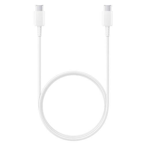 Εικόνα της Καλώδιο Samsung USB-C to USB-C 1m White (3A) EP-DA705BWEGWW