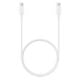 Εικόνα της Καλώδιο Samsung USB-C to USB-C 1m White (3A) EP-DA705BWEGWW