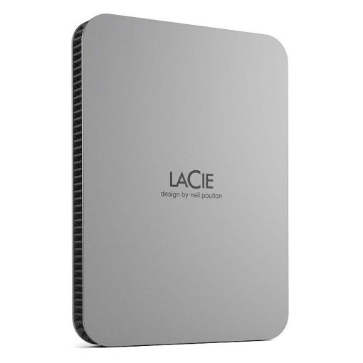 Εικόνα της Εξωτερικός Σκληρός Δίσκος LaCie Mobile 1TB USB-C Moon Silver STLP1000400