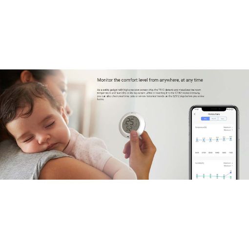 Εικόνα της Ezviz Temperature & Humidity Sensor T51C White