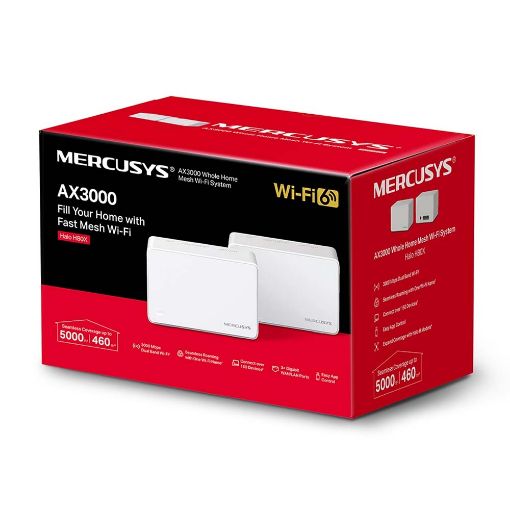 Εικόνα της Access Point Mercusys Halo H80X AX3000 Whole Home Mesh Wi-Fi 6 System (2-pack)