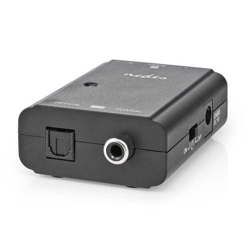 Εικόνα της Audio Converter Nedis RCA/Toslink to 2 x RCA F/F Black ACON2508BK