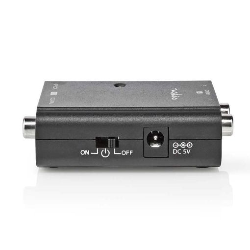 Εικόνα της Audio Converter Nedis RCA/Toslink to 2 x RCA F/F Black ACON2508BK