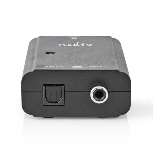 Εικόνα της Audio Converter Nedis RCA/Toslink to 2 x RCA F/F Black ACON2508BK