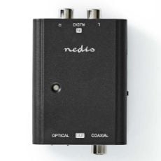 Εικόνα της Audio Converter Nedis RCA/Toslink to 2 x RCA F/F Black ACON2508BK