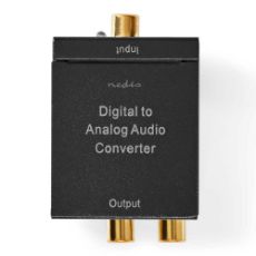 Εικόνα της Digital Audio Converter Nedis RCA/Toslink to 2 x RCA F/F Black ACON2510BK