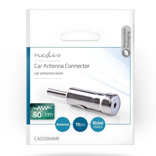 Εικόνα της Nedis Car Antenna Connector 10τμχ CACO004ME