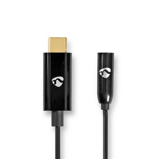 Εικόνα της Adapter Nedis 3.5mm to USB-C F/M Black CCBW65950BK015