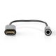 Εικόνα της Adapter Nedis 3.5mm to USB-C F/M Black CCBW65950BK015