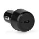 Εικόνα της Φορτιστής Αυτοκινήτου Nedis USB-C 30W Black CCPD30W050BK