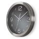Εικόνα της Μεταλλικό Ρολόι Τοίχου Nedis 30cm Black/Silver CLWA010MT30BK