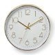 Εικόνα της Πλαστικό Ρολόι Τοίχου Nedis 30cm White/Gold CLWA015PC30GD