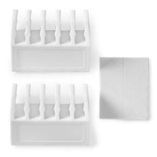 Εικόνα της Cable Clips Nedis 5 Θέσεων 2τμχ White CMGC21052WT