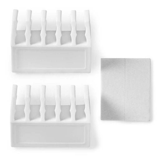 Εικόνα της Cable Clips Nedis 5 Θέσεων 2τμχ White CMGC21052WT