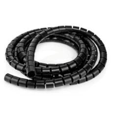 Εικόνα της Σπιράλ Καλωδίων Nedis 16mm x 2m Black CMSW1316BK200