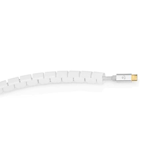 Εικόνα της Σπιράλ Καλωδίων Nedis 16mm x 2m White CMSW1316WT200