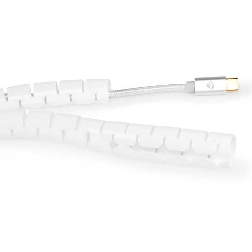 Εικόνα της Σπιράλ Καλωδίων Nedis 16mm x 2m White CMSW1316WT200