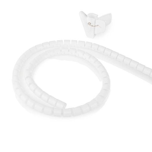 Εικόνα της Σπιράλ Καλωδίων Nedis 16mm x 2m White CMSW1316WT200