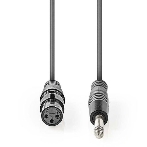 Εικόνα της Καλώδιο Nedis XLR to 6.3mm F/M 1.5m Black COTH15120GY15