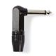 Εικόνα της Jack Connector Nedis 6.3mm Angled Male Black COTP23902BK