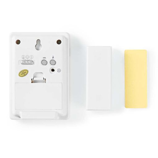 Εικόνα της Wireless Battery Doorbell Set Nedis White DOORB212WT