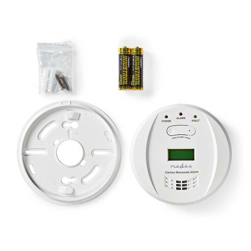 Εικόνα της Nedis Carbon Monoxide Battery Alarm White DTCTCO40WT