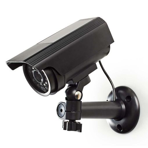 Εικόνα της Ψεύτικη Solar Bullet Κάμερα Nedis Black DUMCBS10BK