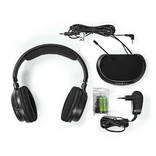Εικόνα της Wireless RF TV Headset Nedis Black HPRF200BK