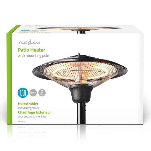 Εικόνα της Ηλεκτρική Σόμπα Nedis 1500W Black HTPA15EBK