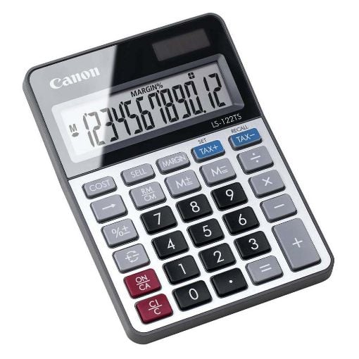 Εικόνα της Αριθμομηχανή 12 Ψηφίων Canon LS-122TS 2470C002AA