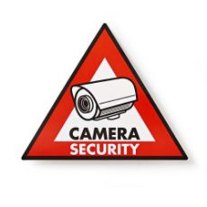 Εικόνα της Nedis Πινακίδα "Camera Security" 5τμχ STCKWC105