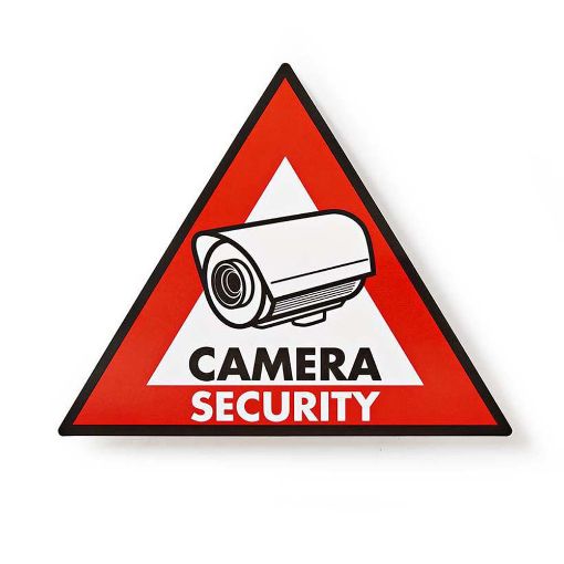 Εικόνα της Nedis Πινακίδα "Camera Security" 5τμχ STCKWC105