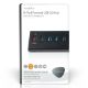 Εικόνα της Nedis USB 3.0 8-Port Hub with Power Adapter Black UHUBUP3810BK