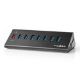 Εικόνα της Nedis USB 3.0 8-Port Hub with Power Adapter Black UHUBUP3810BK