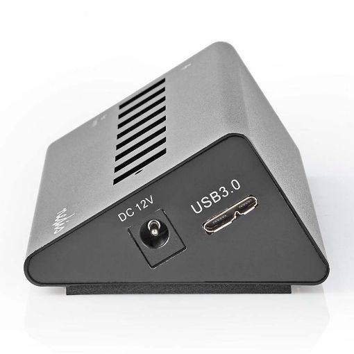 Εικόνα της Nedis USB 3.0 8-Port Hub with Power Adapter Black UHUBUP3810BK