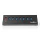 Εικόνα της Nedis USB 3.0 8-Port Hub with Power Adapter Black UHUBUP3810BK