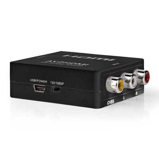 Εικόνα της Converter Nedis RCA to HDMI F/F Black VCON3456AT