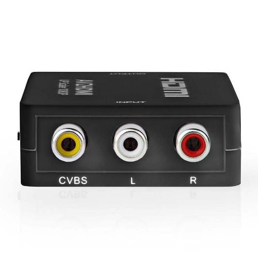 Εικόνα της Converter Nedis RCA to HDMI F/F Black VCON3456AT