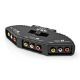 Εικόνα της Composite Video Switch Nedis RCA to 3 x RCA F/F Black VSWI2403BK