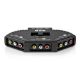 Εικόνα της Composite Video Switch Nedis RCA to 3 x RCA F/F Black VSWI2403BK
